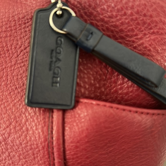 Coach Red (Maroon) Tote - Picture 3 of 12